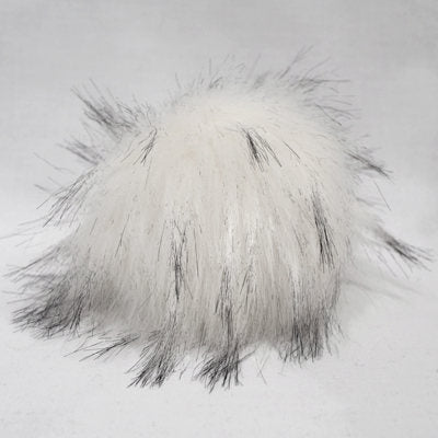 FAUX FUR POMPOM 10CM
