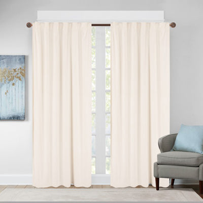 FRANCIS BACK TAB PANEL - IVORY