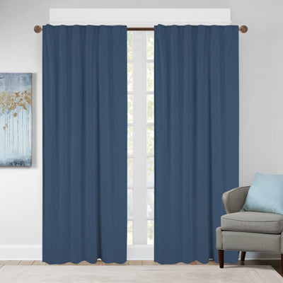 FRANCIS BACK TAB PANEL - INDIGO