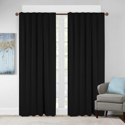 FRANCIS BACK TAB PANEL - BLACK