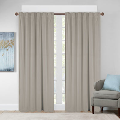 FRANCIS BACK TAB PANEL - PEWTER