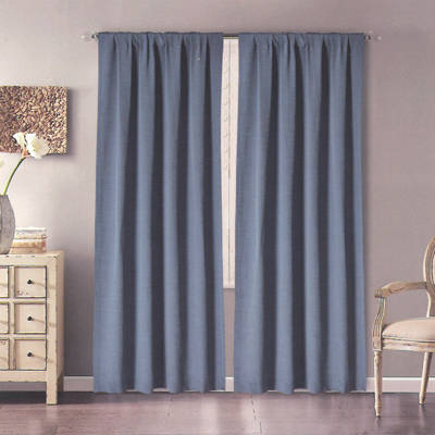 LIEGE BACK TAB PANEL - STONE BLUE