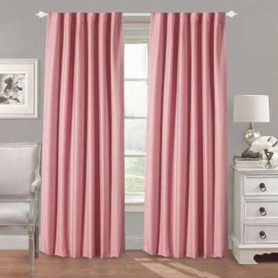 FIONA BACK TAB PANEL - ROSE BLUSH