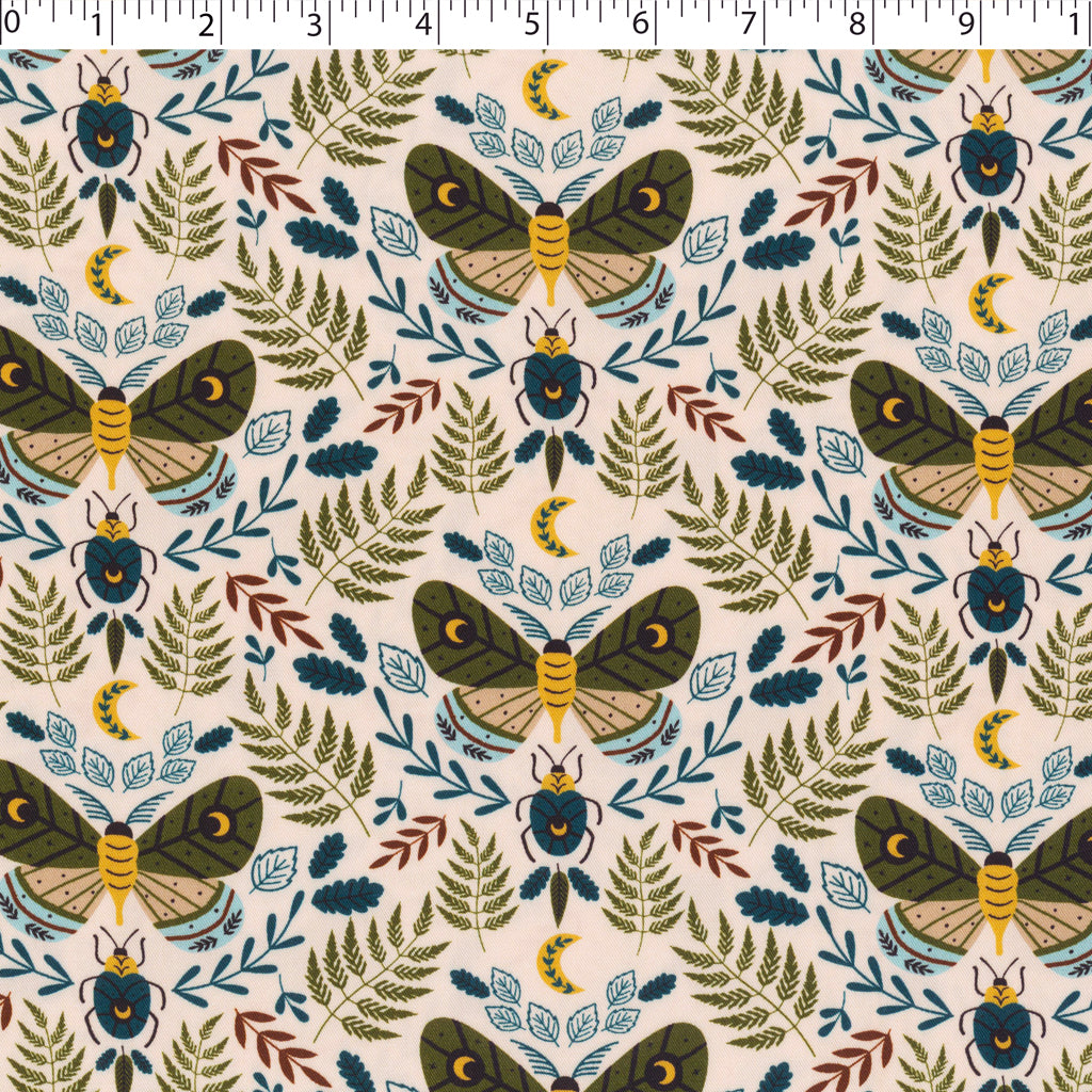 SABRINA RAYON TWILL PRINTS - VINTAGE BUTTERFLY