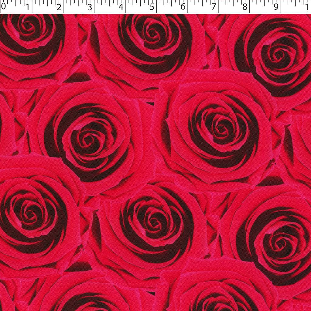 SABRINA RAYON TWILL PRINTS - ROSES