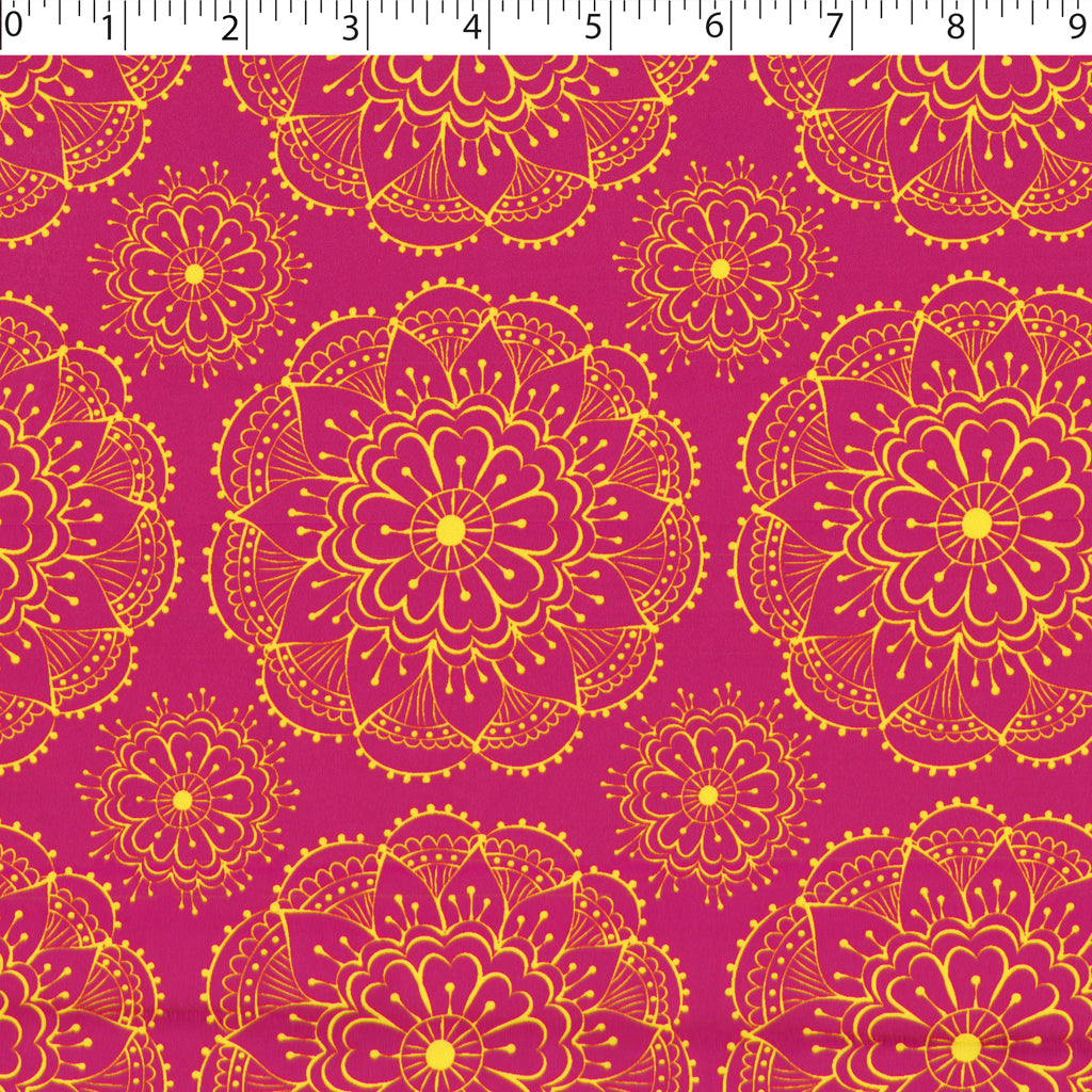 SOCIETY SATIN PRINTS - MEDALLION