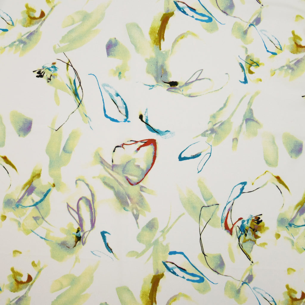 GEORGIA POLYESTER PRINTS - ABSTRACT FLORAL