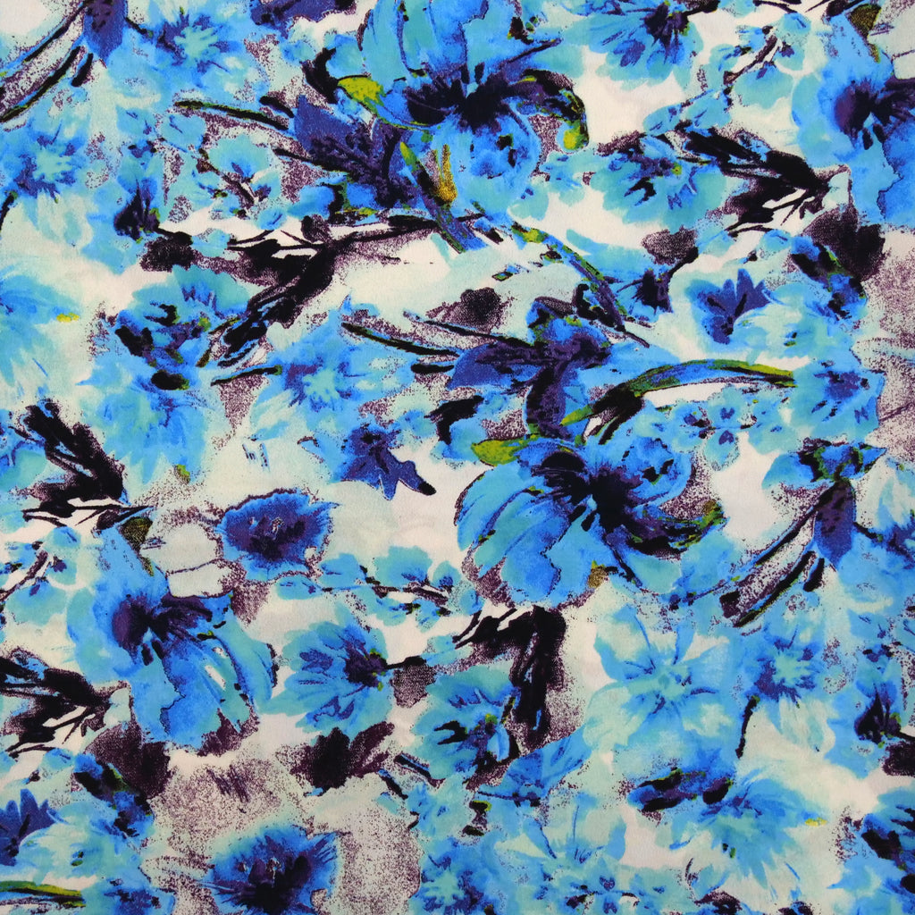 GEORGIA POLYESTER PRINTS - WATERCOLOR FLORAL