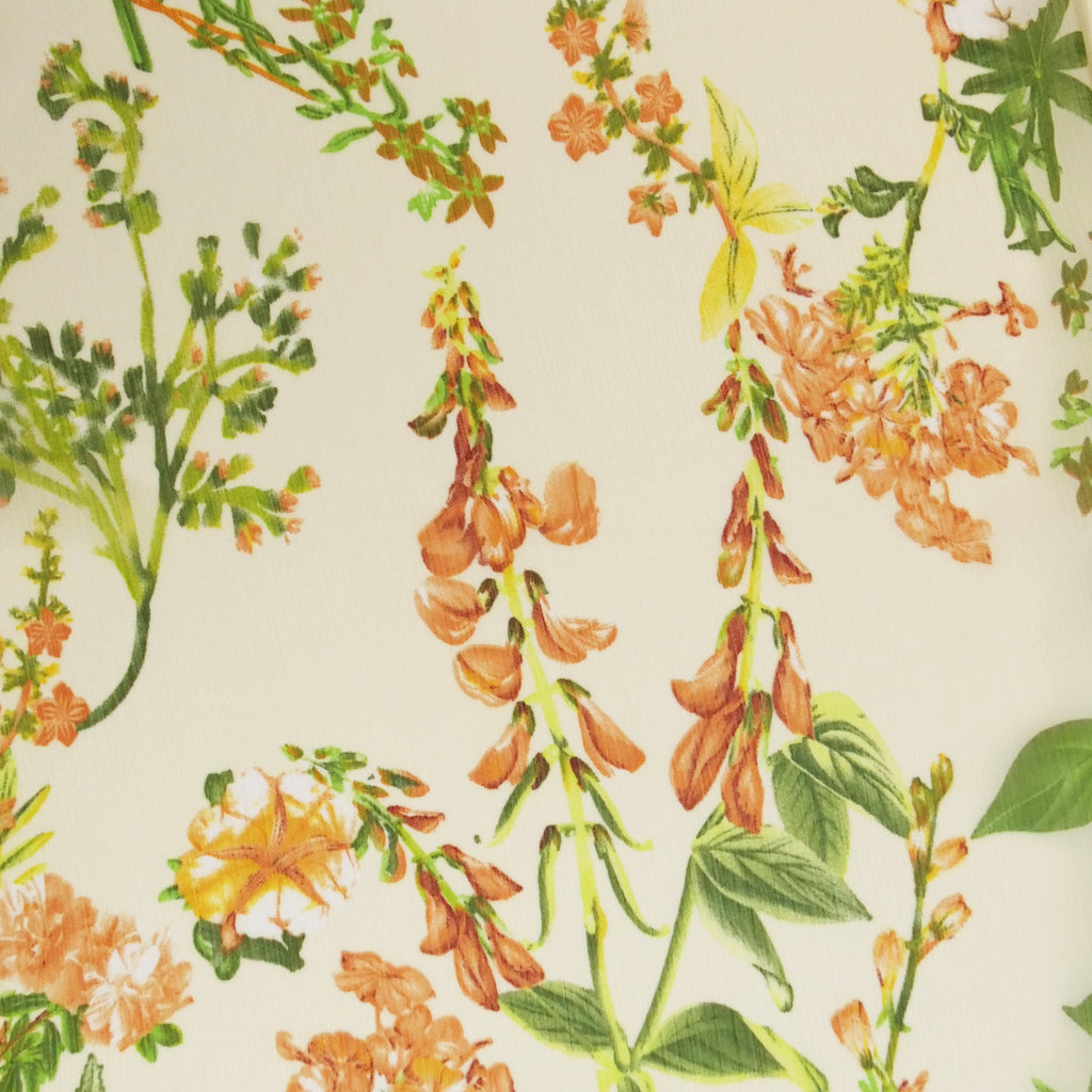 GINA YORYU CHIFFON PRINTS - BOTANICAL FLORAL