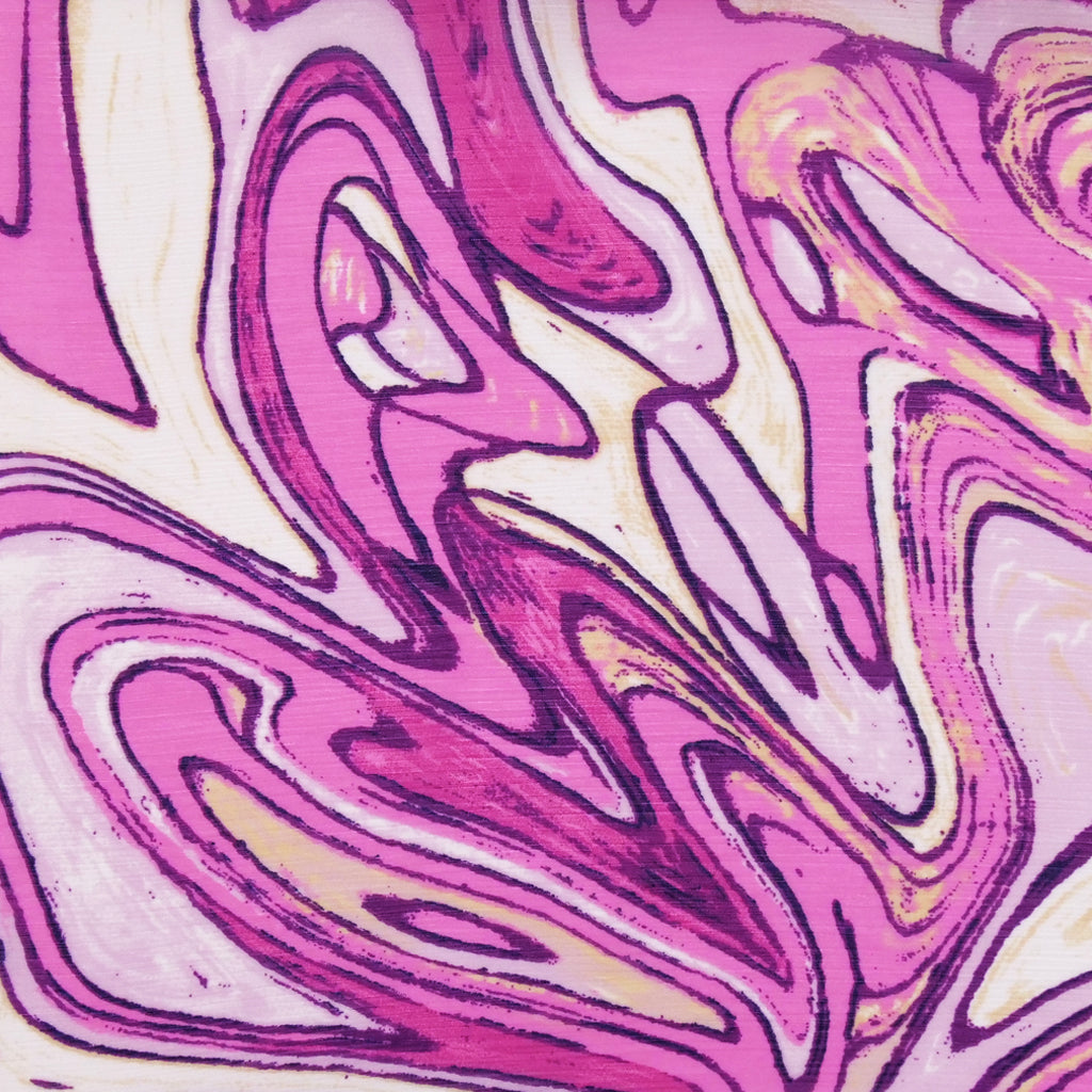 GINA YORYU CHIFFON PRINTS - WATERCOLOUR SWIRL
