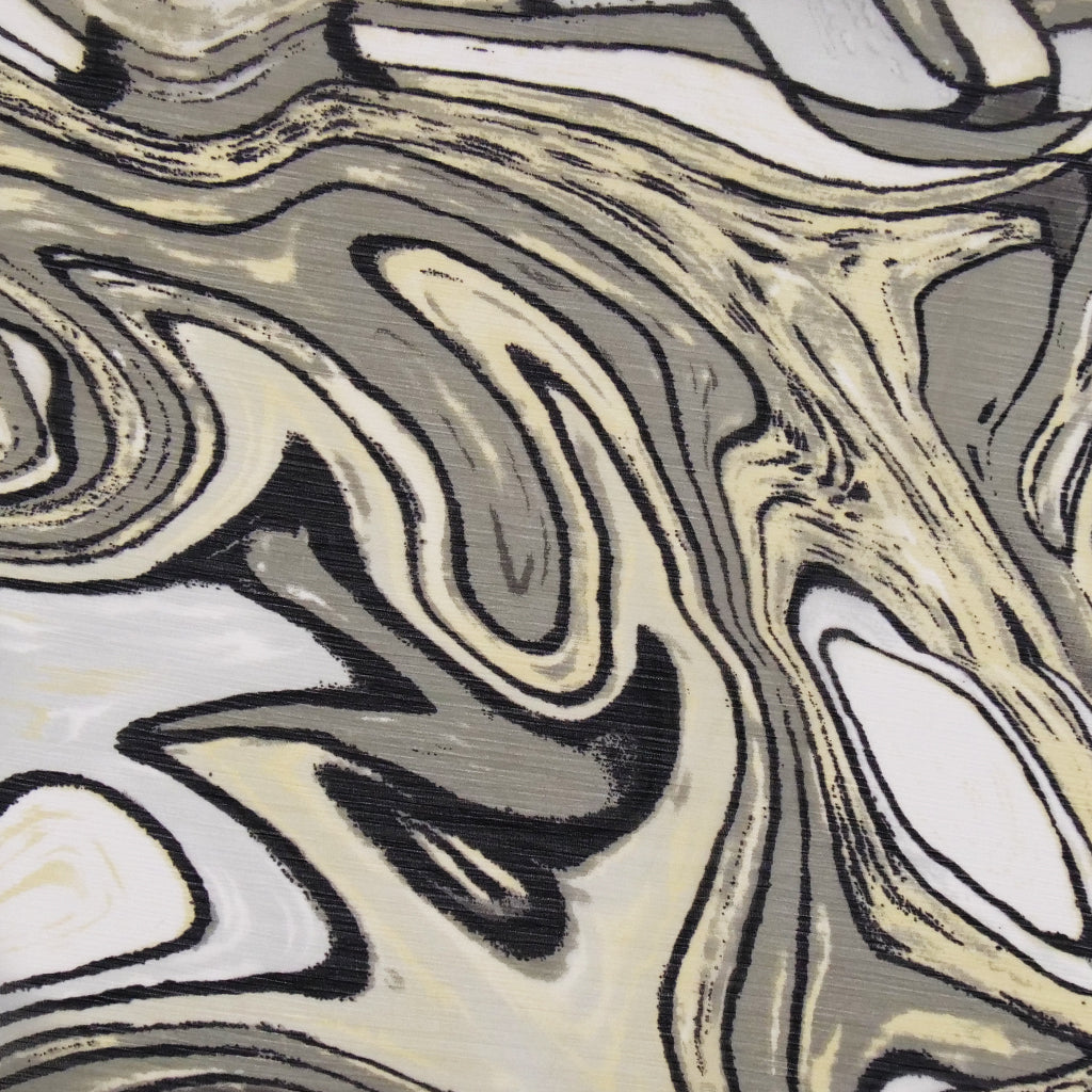 GINA YORYU CHIFFON PRINTS - WATERCOLOUR SWIRL