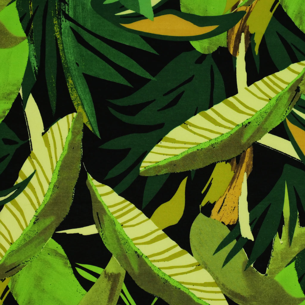 ARTEMIS COTTON VOILE PRINTS - TROPICAL LEAVES