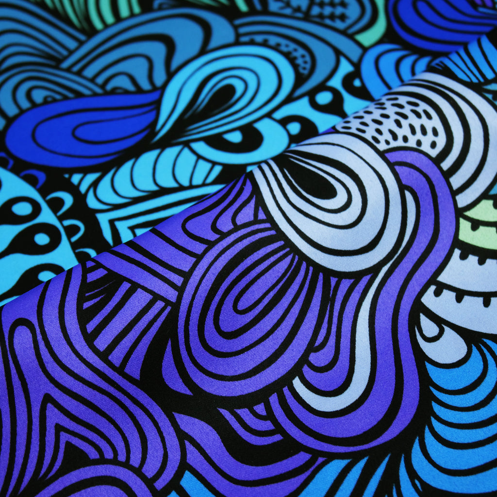 SABRINA SATIN PRINTS - ABSTRACT