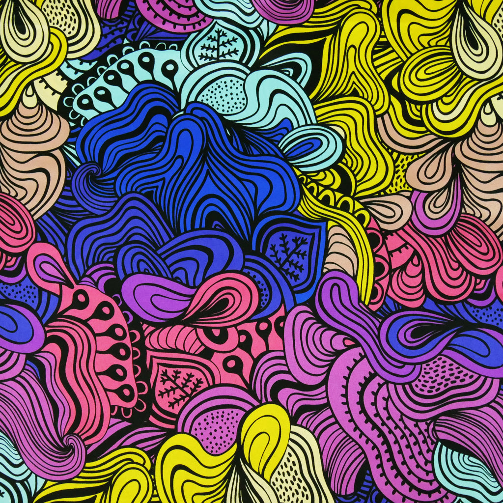 SABRINA SATIN PRINTS - ABSTRACT