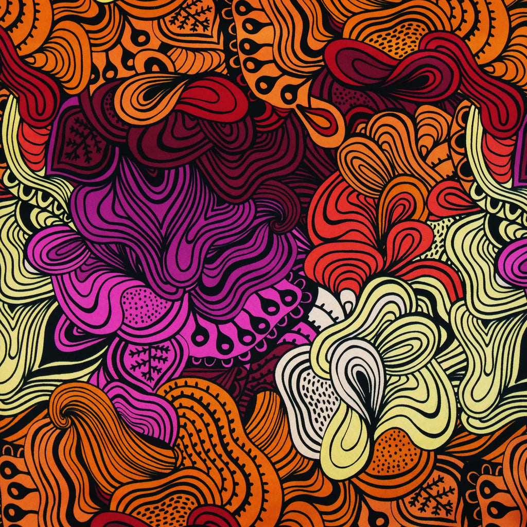 SABRINA SATIN PRINTS - ABSTRACT