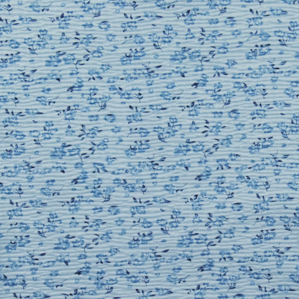 ELEGANT LOUNGING - CRINKLE VELOUR PRINTS - SMALL SPACED FLORAL