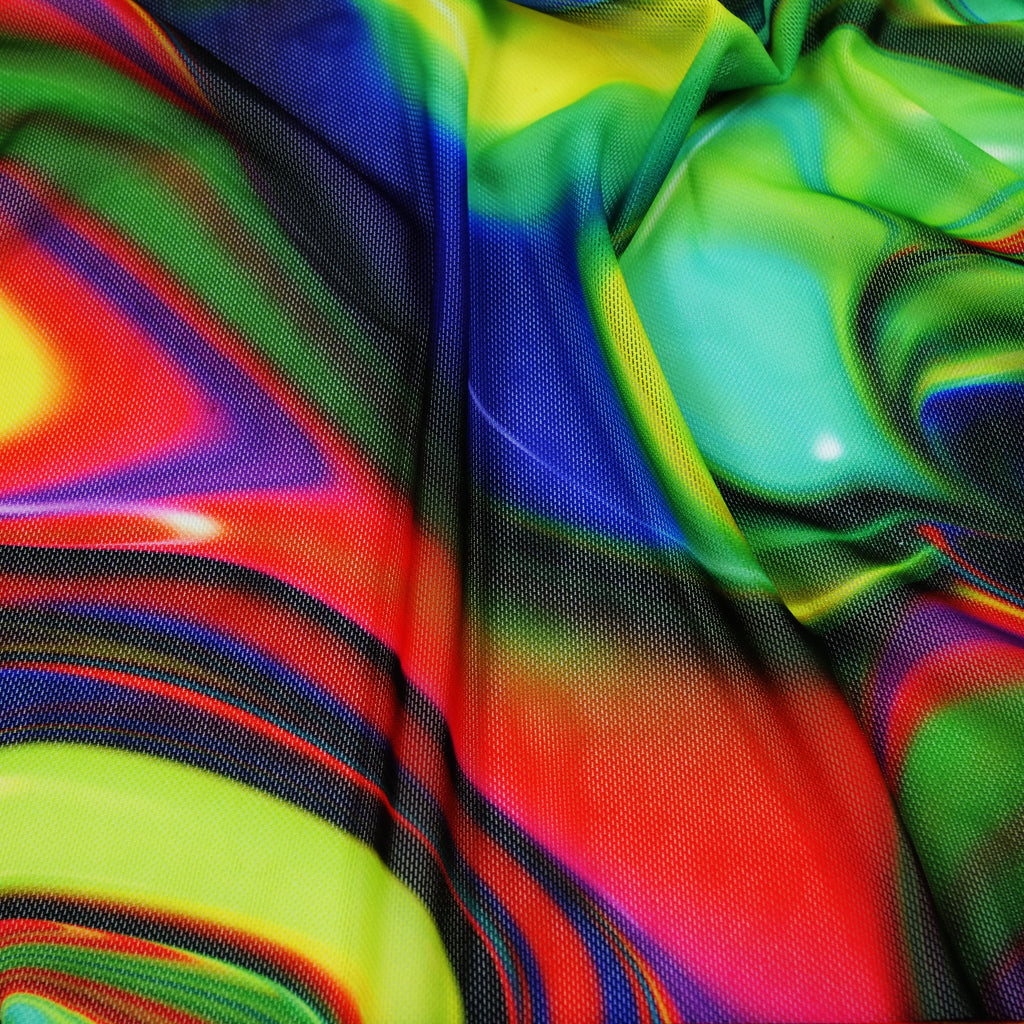 SABRINA MESH PRINTS - SWIRL