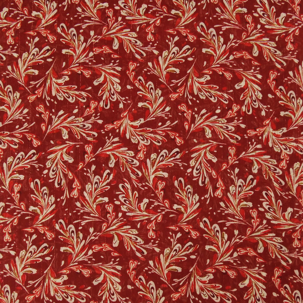 CHANTELLE METALLIC CHIFFON PRINTS - ABSTRACT LEAF