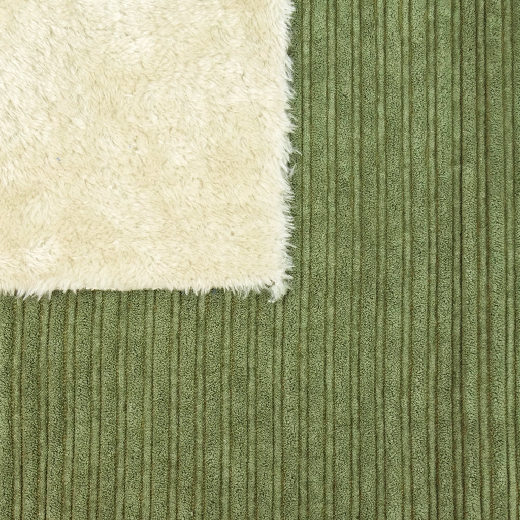 COZY KIDZ - FAUX FUR BONDED CORDUROY SOLIDS