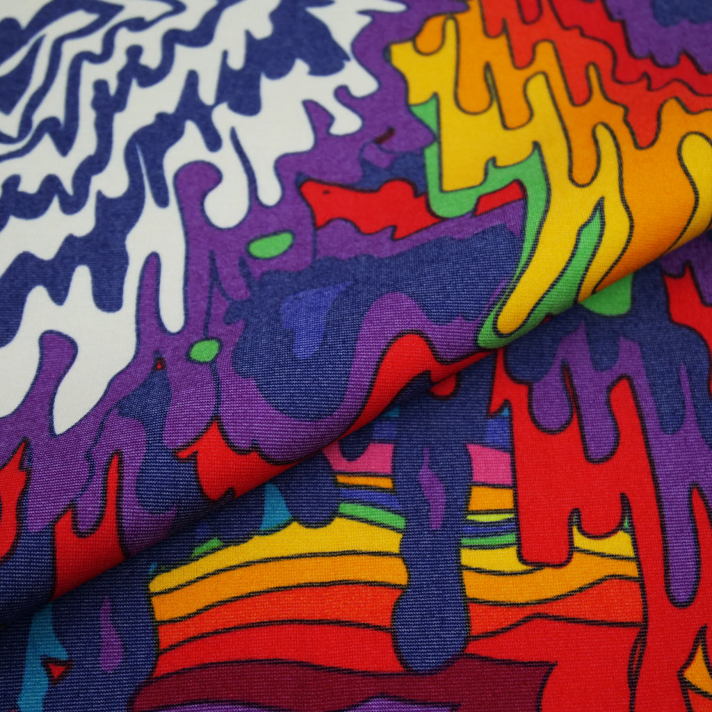 SABRINA KNIT PRINTS - ABSTRACT SQUIGGLES