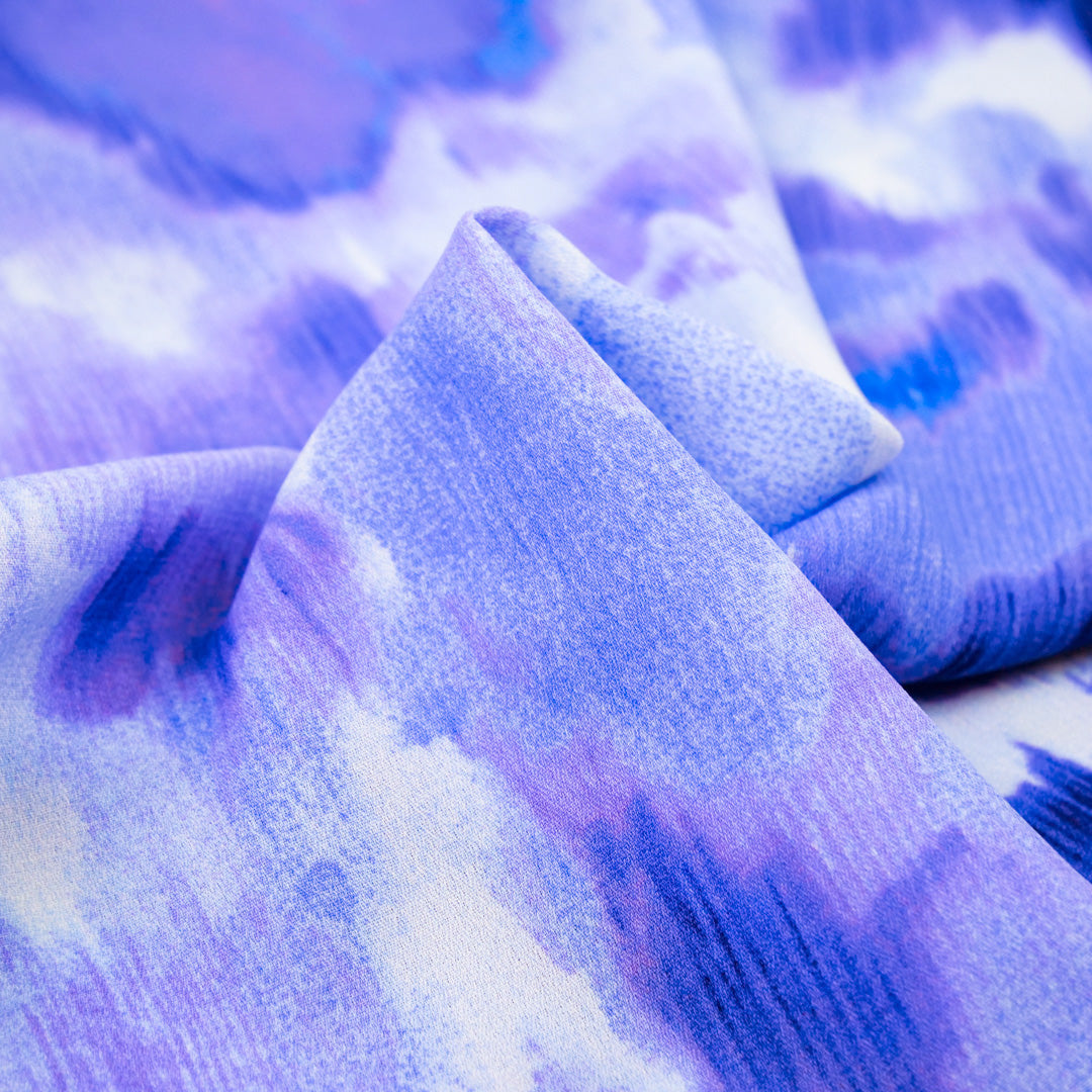 ILENE CREPE PRINTS - ABSTRACT WATERCOLOR