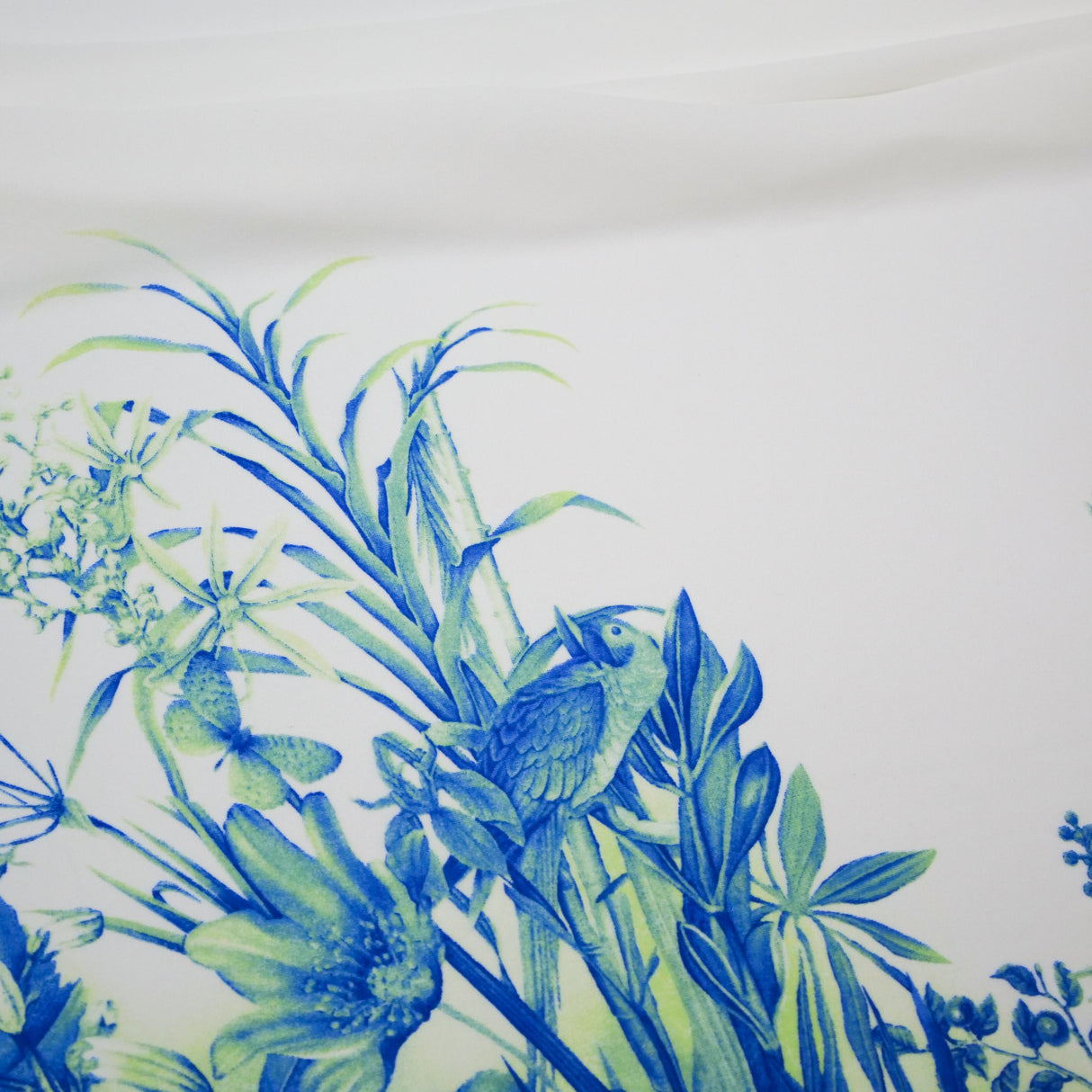 ILENE CREPE PRINTS - BOTANICAL FLORAL BORDER