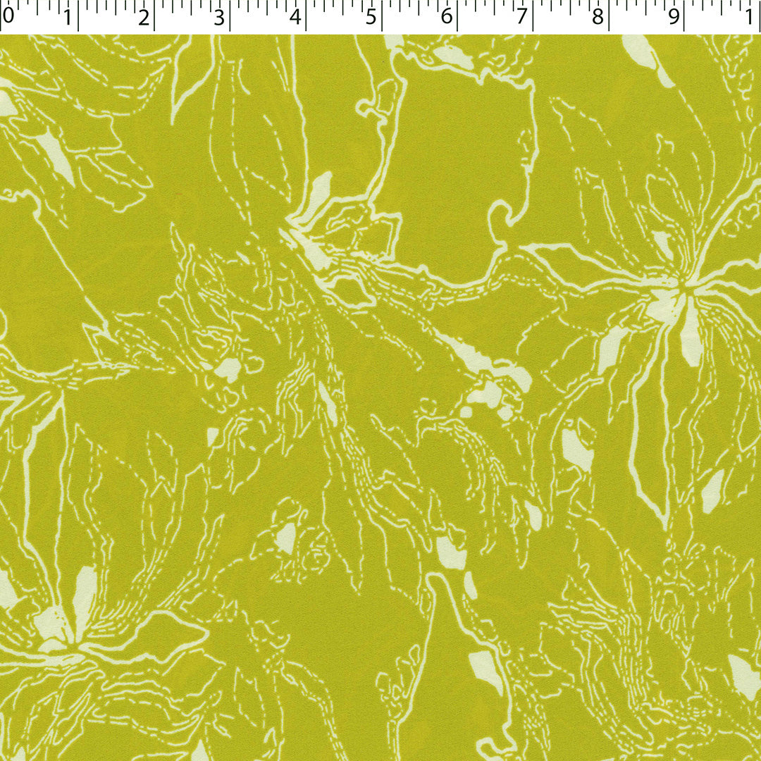 ILENE CREPE PRINTS - MONOTONE FLORAL