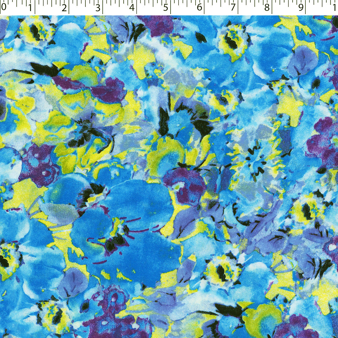 ILENE CREPE PRINTS - WATERCOLOR FLORAL
