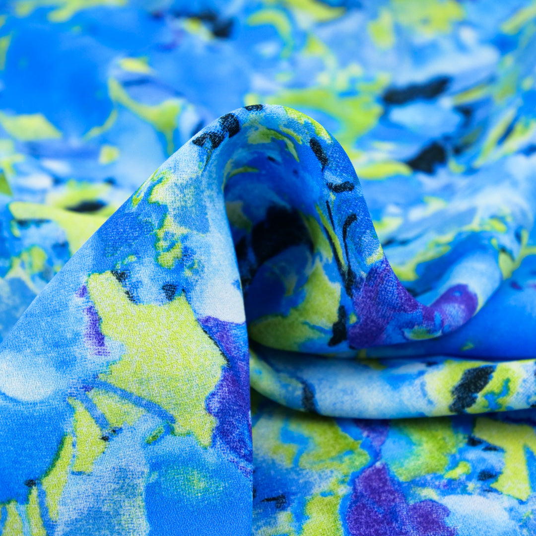 ILENE CREPE PRINTS - WATERCOLOR FLORAL