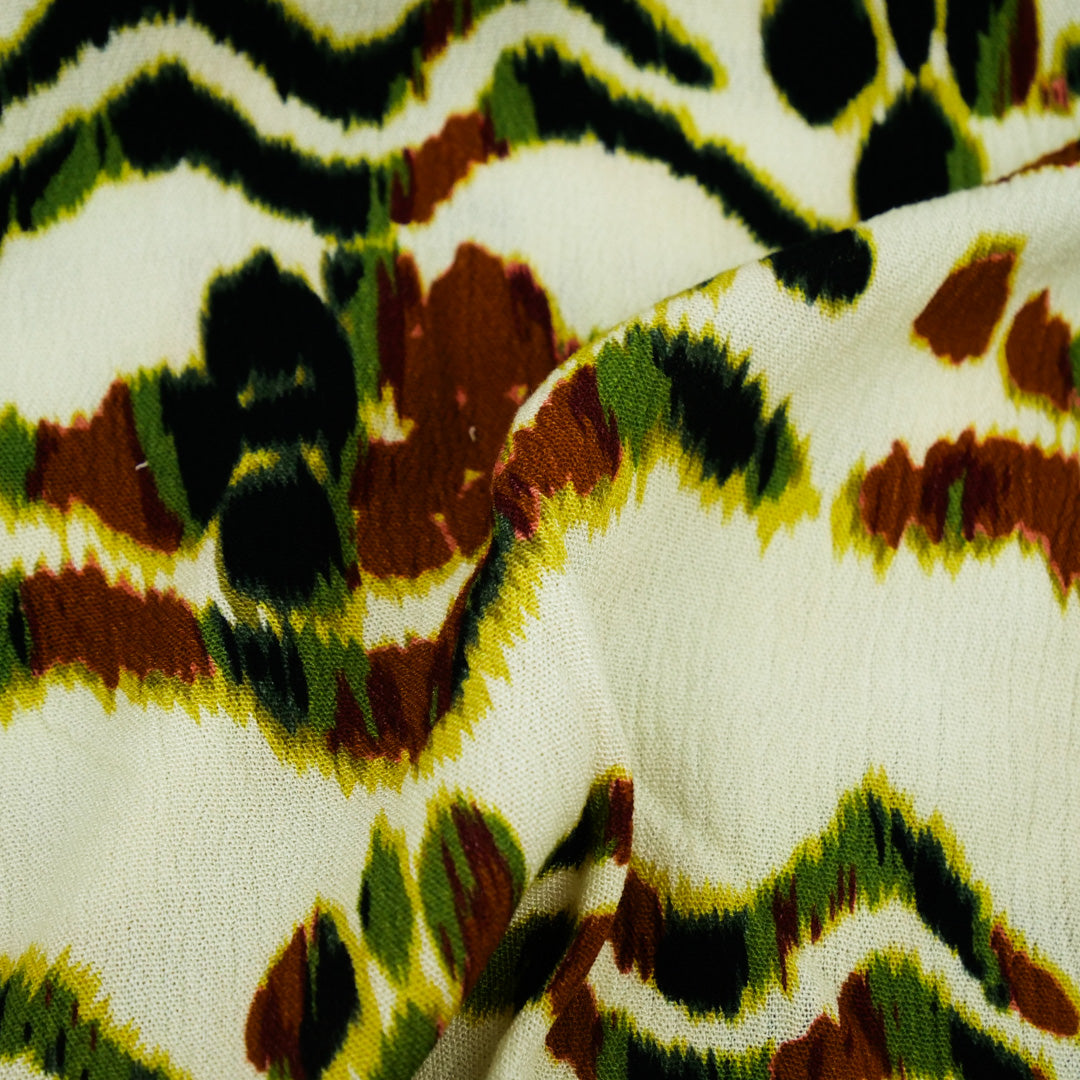 SAVANNAH - RAYON CRINKLE PRINTS - ABSTRACT BATIK