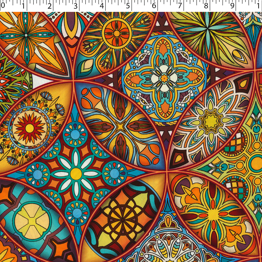 OLIVIA - RAYON PRINTS - KALEIDOSCOPE