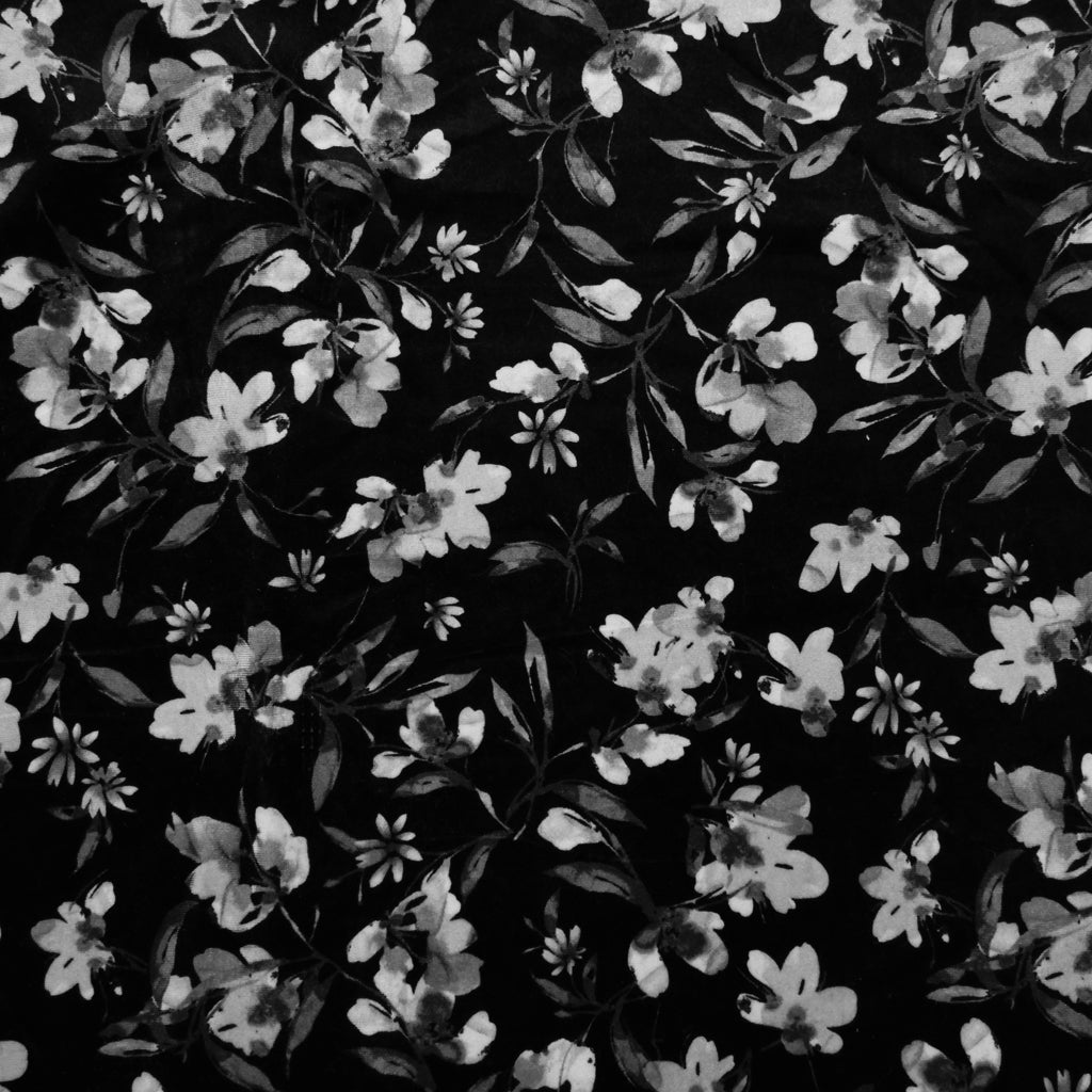 PIANO KEYS VELVET PRINTS - FLORAL