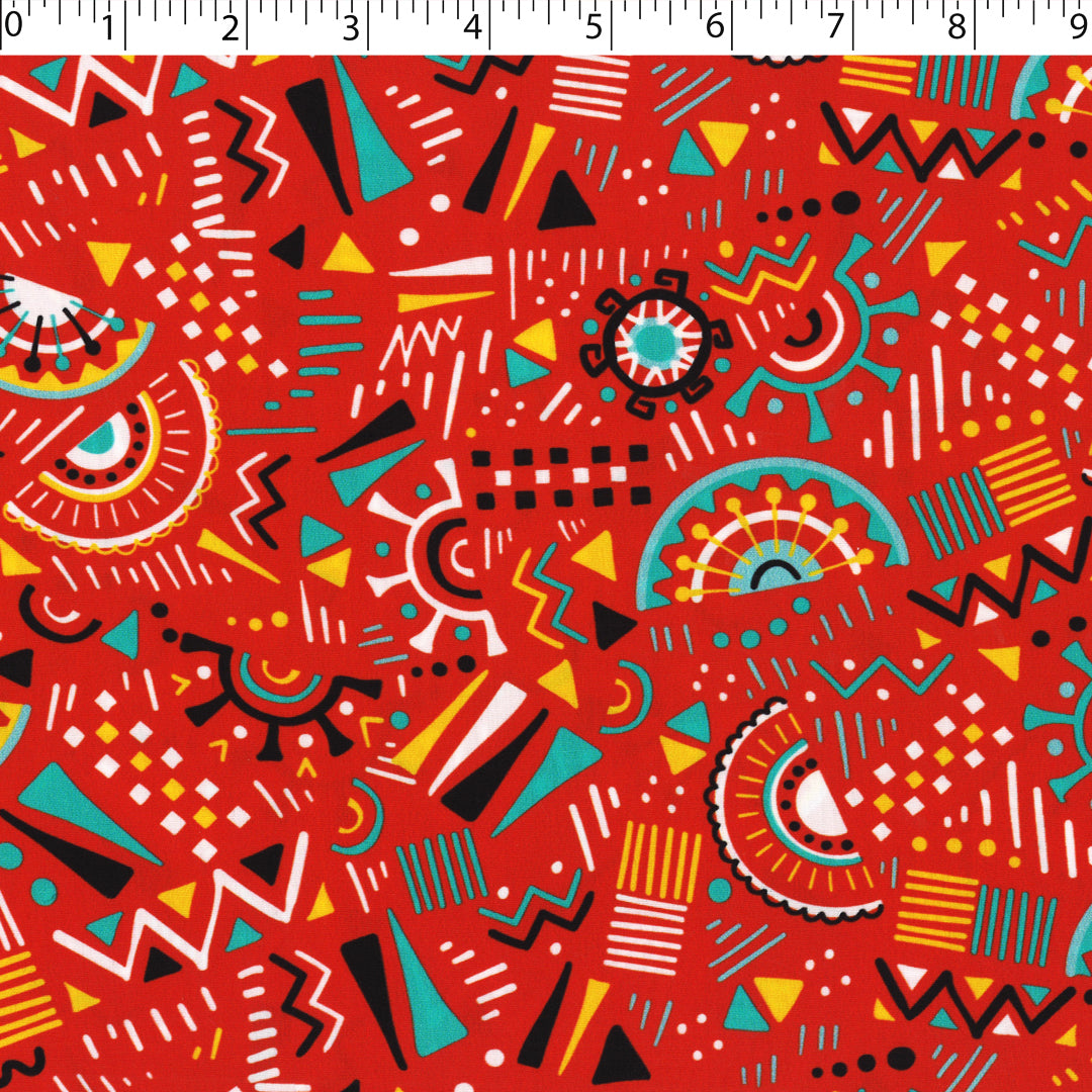 SOCIETY POPLIN PRINTS - SIESTA