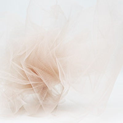 rose nylon tulle