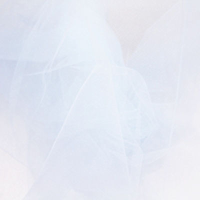 blue ice nylon tulle