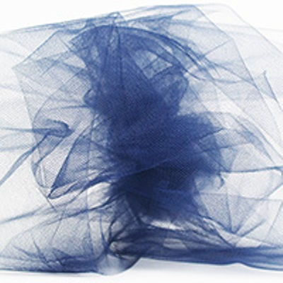 navy nylon tulle