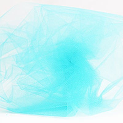 aqua nylon tulle