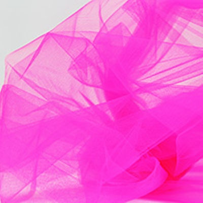 Neon Pink colour Nylon Tulle
