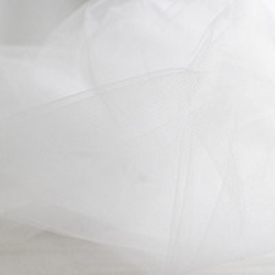 white nylon tulle 108 inches