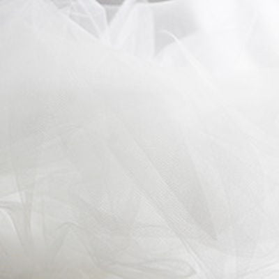diamond white nylon tulle 108 inches