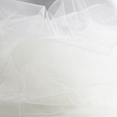ivory nylon tulle 108 inches