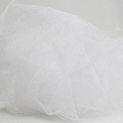 white shiny nylon tulle 108 inches