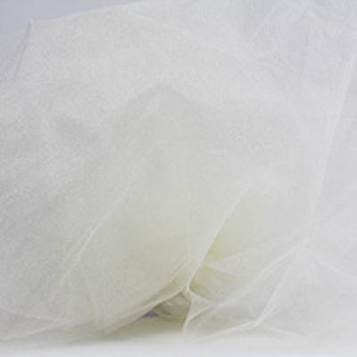 ivory shiny nylon tulle 108 inches
