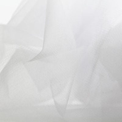 white nylon soft crinoline