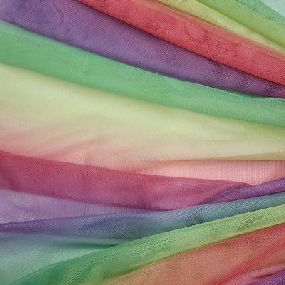 pastel rainbow tulle