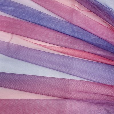 pink to purple rainbow tulle