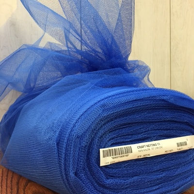 royal nylon netting with a crisp hand