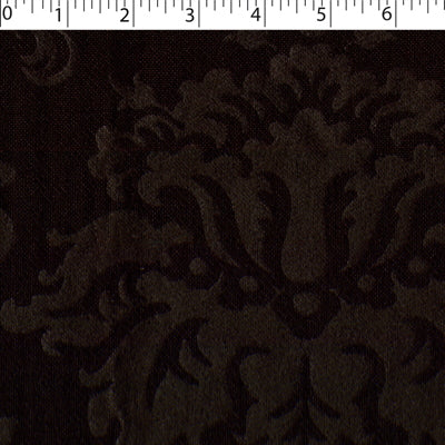 polyester tone on tone blackout - chocolate