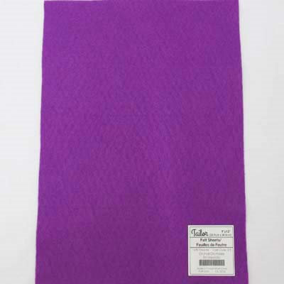 orchid purple polyester felt sheets