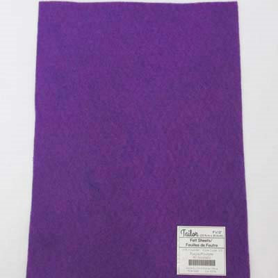 purple polyester felt sheets